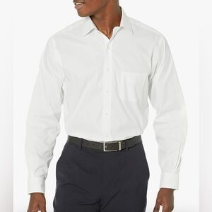 New BROOKS BROTHERS 17-33 Regent Fit White Dress Shirt